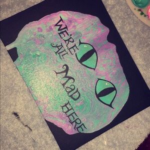 Cheshire Cat painting